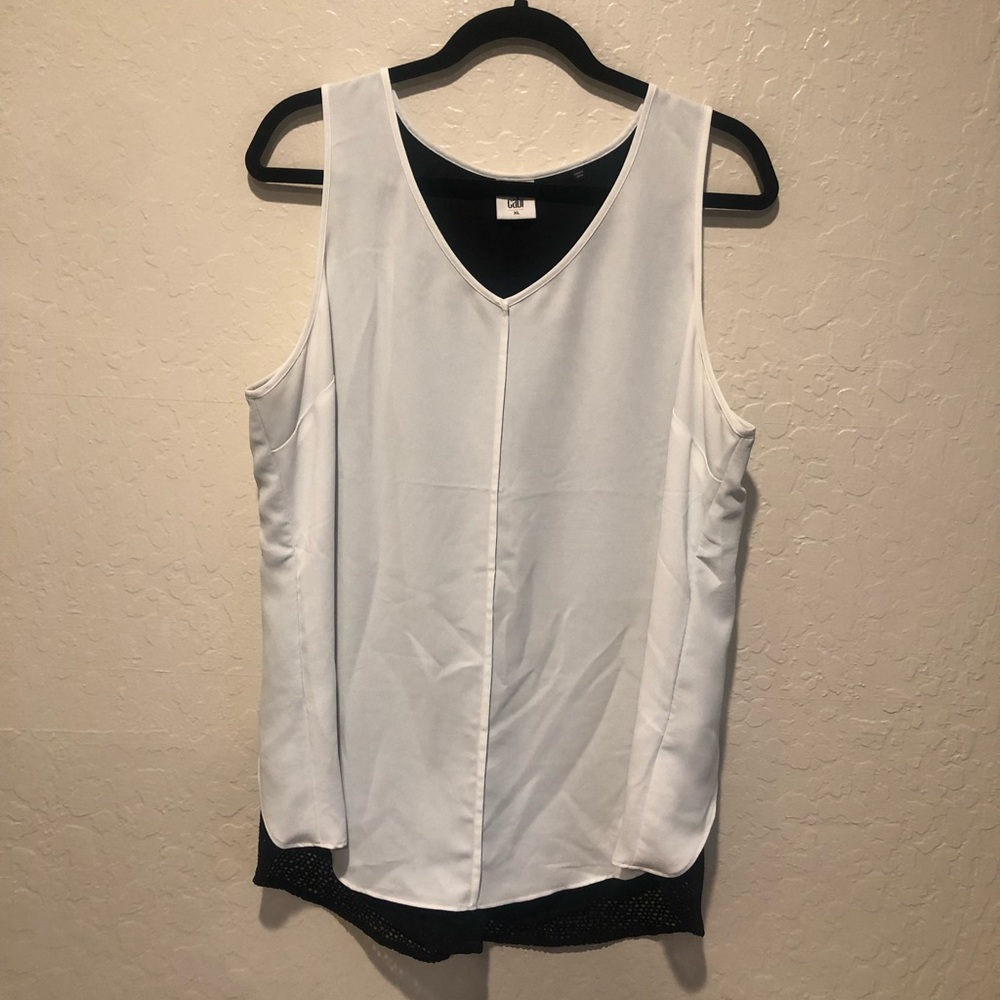 EUC CAbi domino blouse size XL
